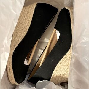 J Crew size 7 espadrille wedge. New/never worn! Go from summer to fall in style.